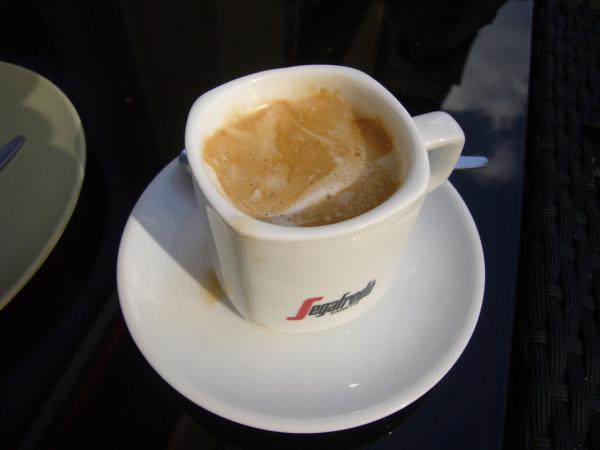 Segafredo espresso v Rubeškafé